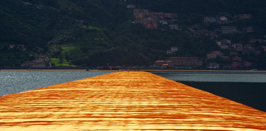 Floating Piers von Christo | Lago d´Iseo