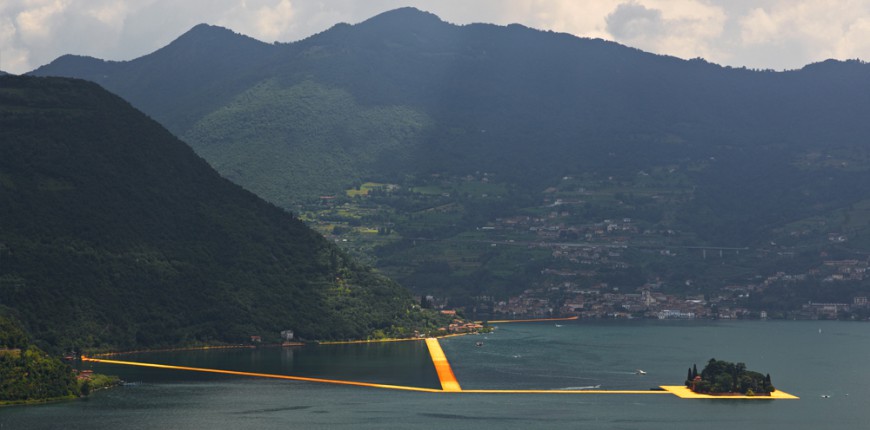 Floating Piers von Christo | Lago d´Iseo