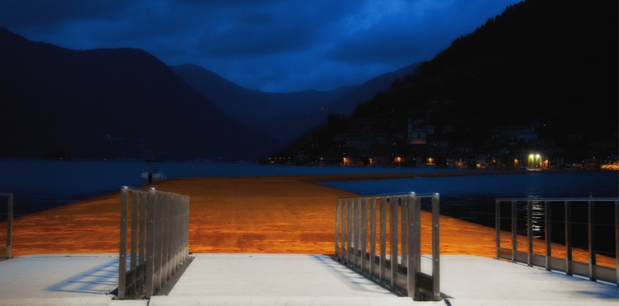 Floating Piers von Christo | Lago d´Iseo