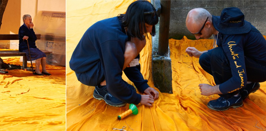 Floating Piers von Christo | Lago d´Iseo