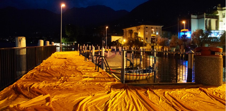 Floating Piers von Christo | Lago d´Iseo