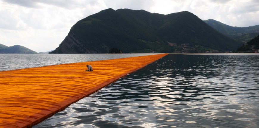 Floating Piers von Christo | Lago d´Iseo