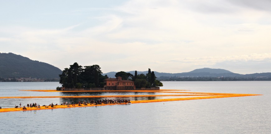 Floating Piers von Christo | Lago d´Iseo