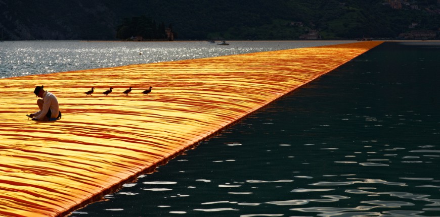 Floating Piers von Christo | Lago d´Iseo